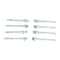 Vestil Sleeve Anchor, 1/2" Dia., 5" L, Steel Zinc Plated, 8 PK AS-125-8PK - alternate 3